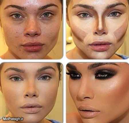  قبل و بعد از ارایش , قبل و بعد آرایش , عکس قبل و بعد آرایش