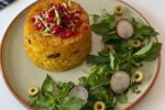 طرز تهیه ته چین گوشت و بادمجان در کمتر از ۳ دقیقه + با فیلم