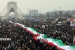 زیباییهای راهپیمایی ۲۲ بهمن و ۴۴ سالگی انقلاب + فیلم