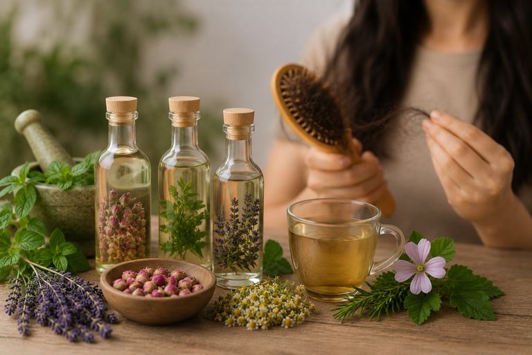عرقیات گیاهی چه جایگاهی در درمان ریزش مو دارند؟