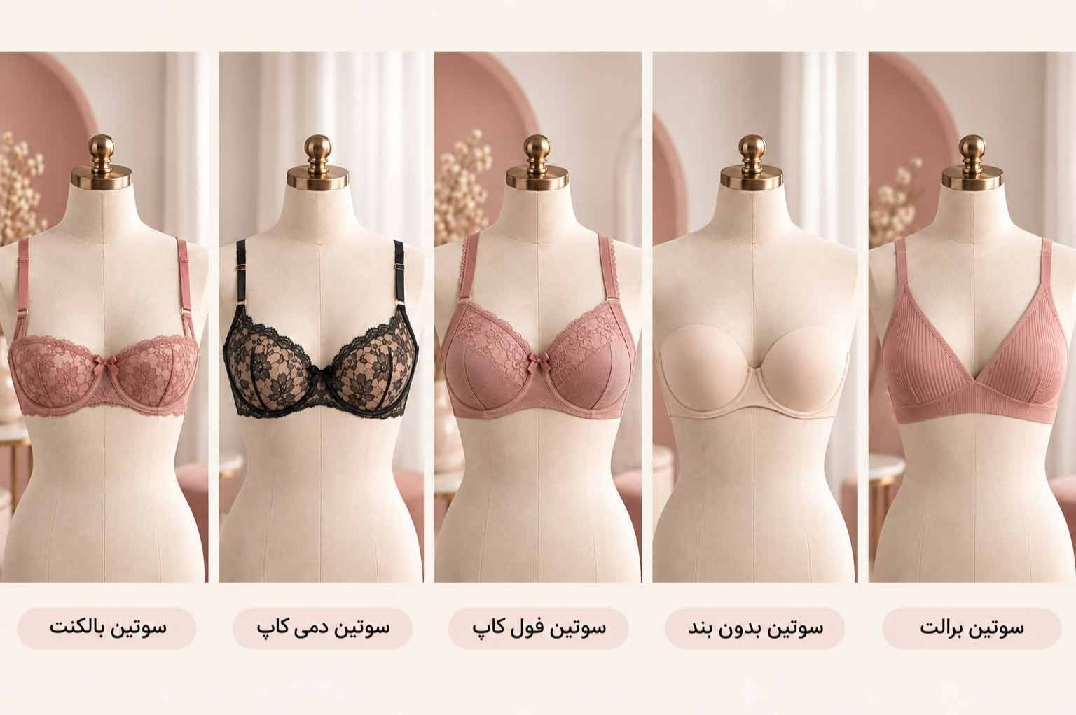 انواع سوتین زنانه و کاربرد هرکدام انواع سوتین زنانه و کاربرد هرکدام